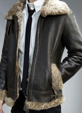 Leather Blouson Jacket Mouton B-3 Isamu Katayama Backlash