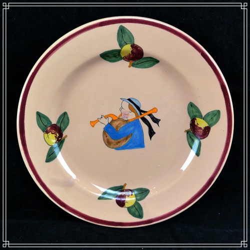 Assiette dessert faience - dessert,
