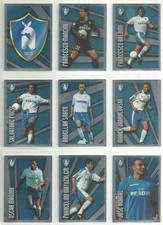 13 x NAPOLI - Merlin 2001 Calcio 'Extreme' Foil Stickers [Unused]