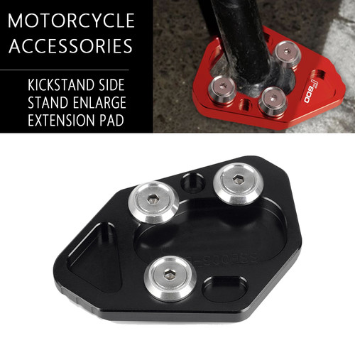 Moto side stand enlarge - side,