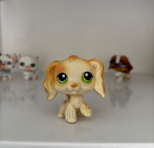 Littlest petshop blonde - blonde, dog