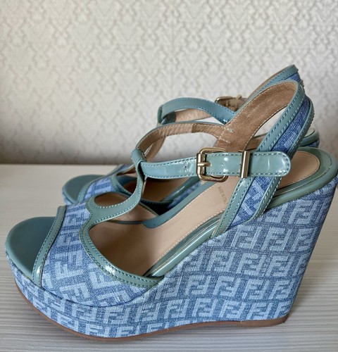 Chaussures compensées fendi - chaussures,