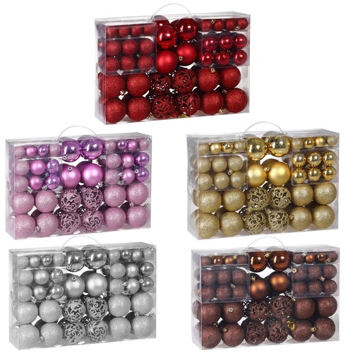 Lot 100 boules - lot, noël