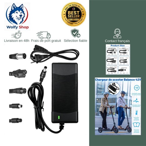 Chargeur trotinette - chargeur,