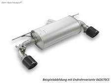 Remus Inox le Sport Échappement Duplex BMW 1er F20 F21 M140i Chaque 102mm Noir