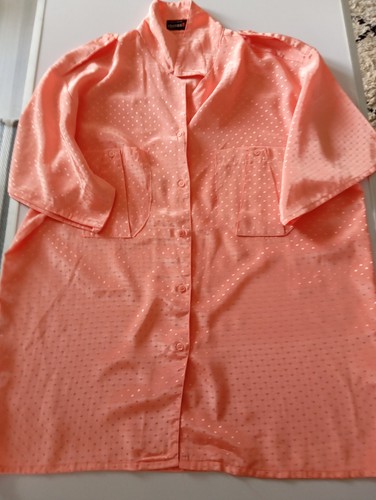 Chemise légère satin rose - chemise, en