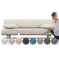 Housse confortable pour canapé-lit Allerum - mélange de cachemire tissu...