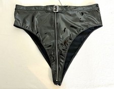 culotte T46 vinyl noir avec