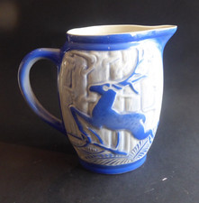 Beau pichet ART DECO cerf en