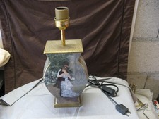 Antique Porcelain Lamp Stand - Artis Orbis Goebel Germany - Renoir Decor