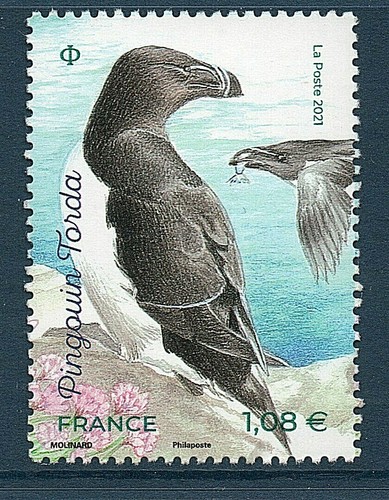 Timbre 5459 neuf pingouin - xx,