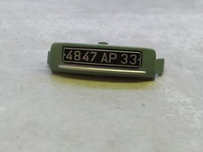 1/18 front license plate Renault Dauphine Norev