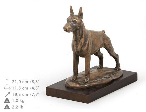 Doberman statue en - doberman,