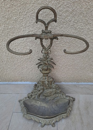Porte parapluie bronze - en,