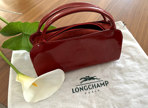 Sac main longchamp rouge - à,