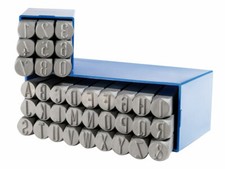 GRAVUREM-SR Jeu chiffres à frapper 0-9 ou / et Jeu lettres à frapper A-Z, &