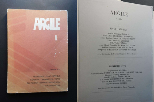 Revue argile numéro 1973 - numéro, -1973-