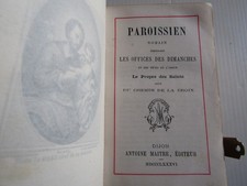 Paroissien romain / 1886 chez Antoine Maitre Dijon