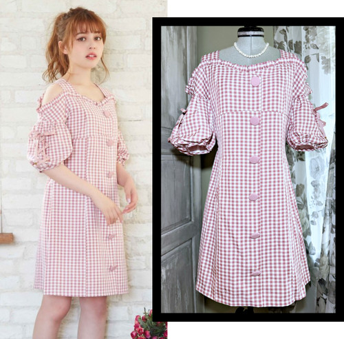 Liz lisa pink gingham - liz, check