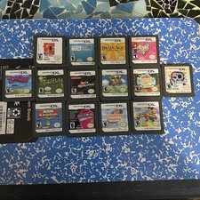 14 GAME NINTENDO DS GAMES WITH CARRYING CASE
