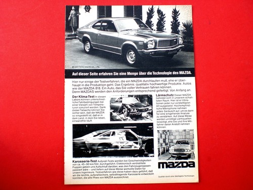 Publicité 1977 dans magazine