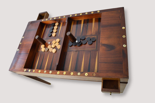 Table jeux tric - tric-trac, en