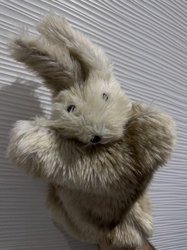 Marionnette lapin vintage - marionnette,