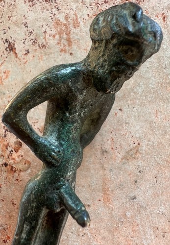 Statuette priapus bronze - statuette,