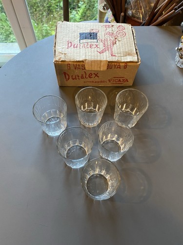 Boîte ancien verres vintage - ancien,