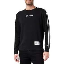 Champion HOMME Héritage Contraste Détails Polaire Pull Rétro Neuf avec Étiquette