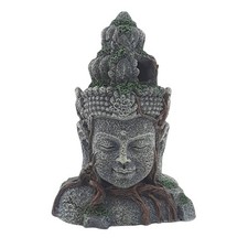 Statue Asie Tête, hauteur 12.5 cm, décoration aquarium