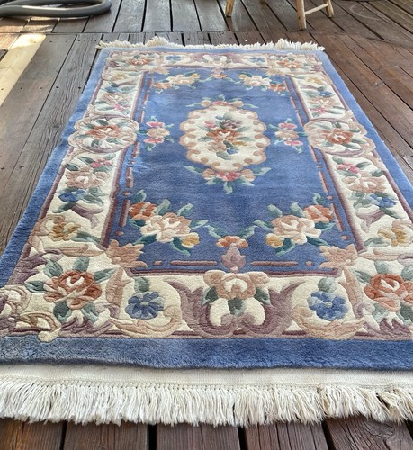 Superbe tapis chinois noué - /,