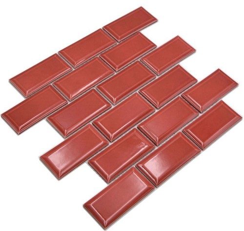 Mosaïque rouge metrooptik - mosaïque,