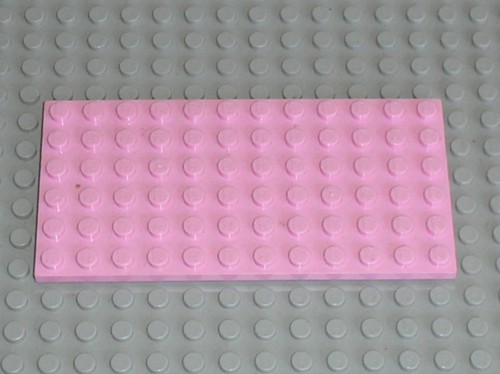 Plaque rose lego - rose, belville
