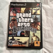 Grand Theft Auto: San Andreas (Sony PlayStation 2, 2004) No Manual No Map
