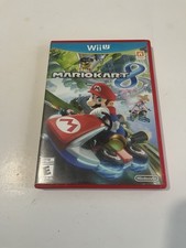 Wii U Mario Kart 8 Game & Case Nintendo No Manual Red Box USA Version