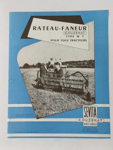 Prospectus rateau faneur - prospectus, 2p.