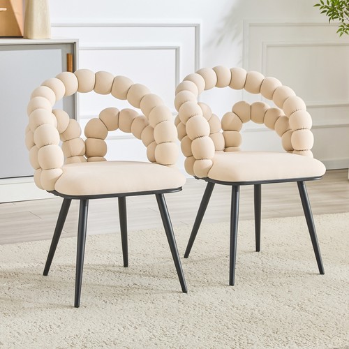 Set beige velvet bubble - set, of