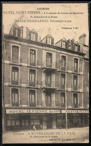 Cpa lourdes hôtel - cpa,