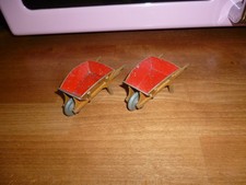 Lot de 2 dinky toys brouettes d'origine Made England Meccano