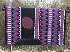 Tapis de selle High Horse Western Show coussin de laine capteur flexible...