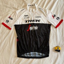 BONTRAGER Trek Segafredo Cycling Jersey 2016 Men XXL 2XL Fitted Cycling Full Zip