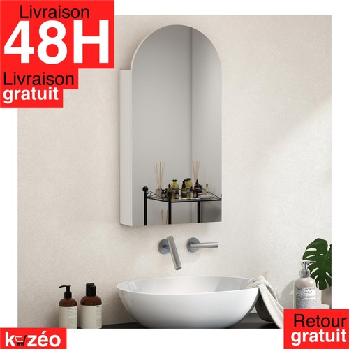 Homcom armoire murale salle - murale,