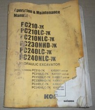 KOMATSU PC210-7K PC240LC-7K