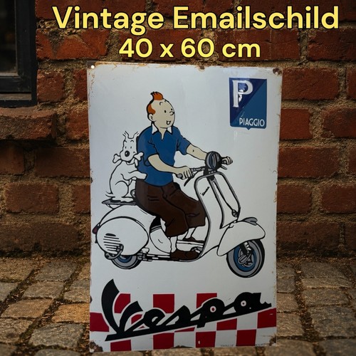 Vintage vespa piaggio - tin, tin