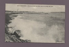 CANNES - Promenade du Midi - Coup de Mer (D1828)