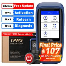 XTOOL TP150 TPMS Tire Sensor Relearn/Reset/Activate/TS100 Programming Tool