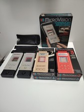Old MB Microvision Electronic Game + Other Games - All in Box 