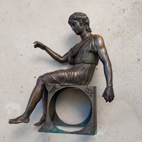 élément horloge bronze - en,