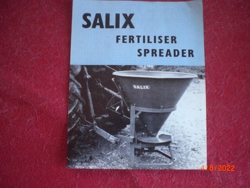 Old salix fertiliser spreader - salix,